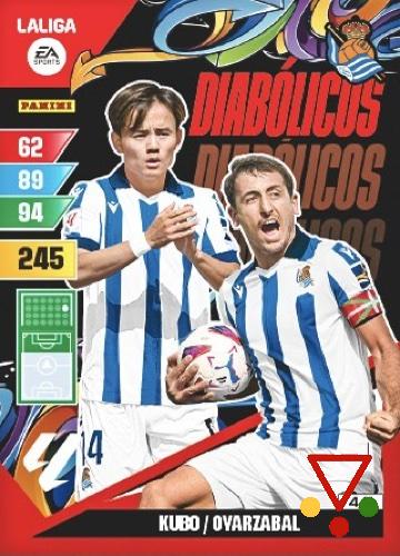 441 Kubo/Oyarzabal de la colección Adrenalyn XL Liga EaSports 2023-24 en ACABARAMOS.COM