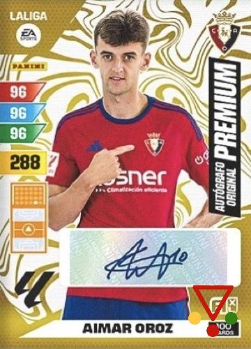 AUT-ao Aimar Oroz de la colección Adrenalyn XL Liga EaSports 2023-24 en ACABARAMOS.COM