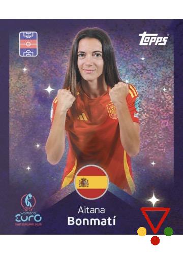 157 Aitana Bonmati de la colección UEFA Womens Euro Switzerland 2025 en ACABARAMOS.COM