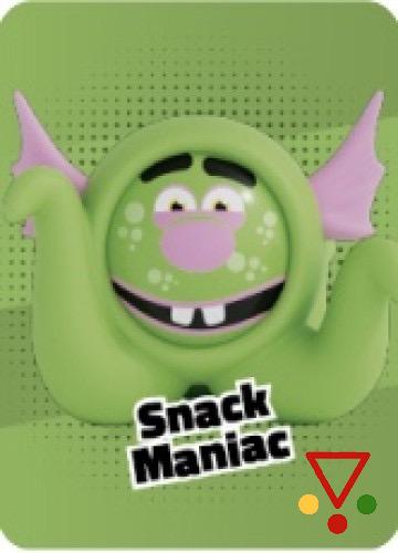 10 Snack Maniac de la colección Freak Marbles 2025 en ACABARAMOS.COM