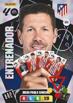 481 Diego Pablo Simeone de la colección Adrenalyn XL Liga EaSports 2025-26 en ACABARAMOS.COM
