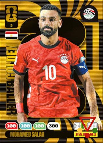 3 Mohamed Salah de la colección FIFA World Cup 2026. Adrenalyn XL en ACABARAMOS.COM