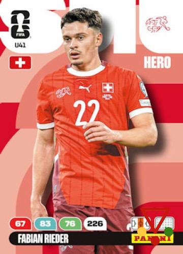 U41 Fabian Rieder de la colección FIFA World Cup 2026. Adrenalyn XL en ACABARAMOS.COM