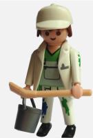Playmobil Figures 5598 Serie 9. Sobre azul
