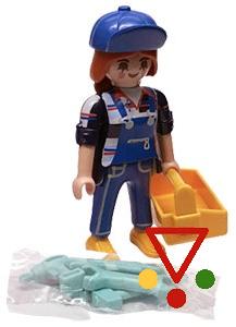 8 Mecánica de la colección Playmobil Figures 9333 Serie 13. Chicas en ACABARAMOS.COM