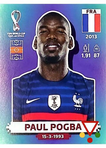FRA12 Paul Pogba de la colección FIFA World Cup Qatar 2022. Version Europea en ACABARAMOS.COM