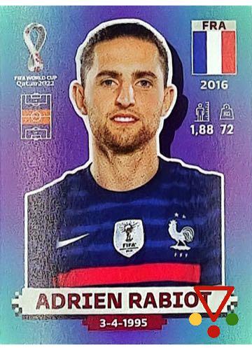 FRA13 Adrien Rabiot de la colección FIFA World Cup Qatar 2022. Version Europea en ACABARAMOS.COM
