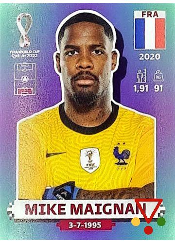 FRA4 Mike Maignan de la colección FIFA World Cup Qatar 2022. Version Europea en ACABARAMOS.COM