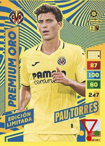 EDL-ptp Pau Torres de la colección Adrenalyn XL Liga Santander 2022-23 en ACABARAMOS.COM