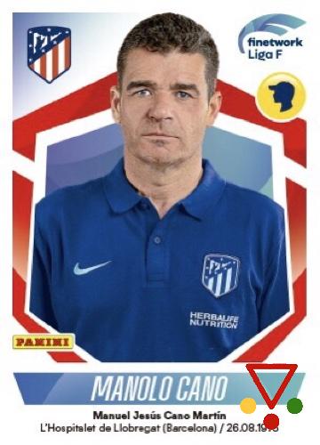 101 Manolo Cano - Entrenador de la colección LIGA F 2022-23 en ACABARAMOS.COM