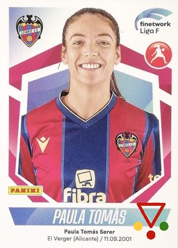 194 Paula Tomás de la colección LIGA F 2022-23 en ACABARAMOS.COM