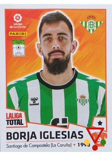 108 Borja Iglesias de la colección LaLiga Total 2022-23 en ACABARAMOS.COM