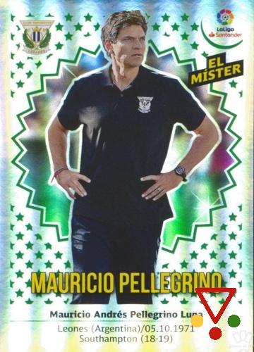 ENT24 Mauricio Pellegrino de la colección LIGA ESTE 2018-19 en ACABARAMOS.COM