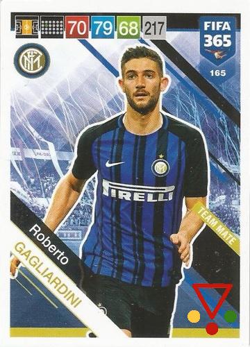 165 Roberto Gagliardini de la colección FIFA 365 2019 Adrenalyn XL en ACABARAMOS.COM