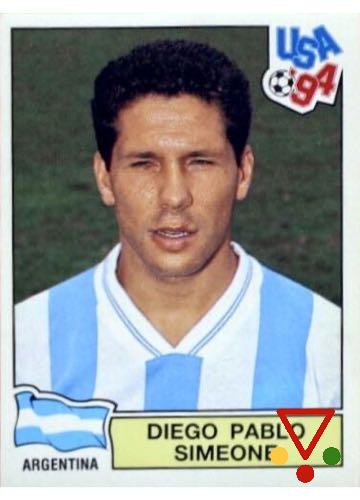 253 Diego Pablo Simeone de la colección Mundial 1994 USA en ACABARAMOS.COM