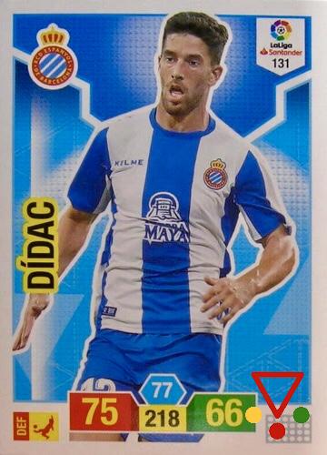 131 Dídac de la colección Adrenalyn XL Liga Santander 2018-19 en ACABARAMOS.COM