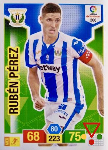 206 Rubén Pérez de la colección Adrenalyn XL Liga Santander 2018-19 en ACABARAMOS.COM