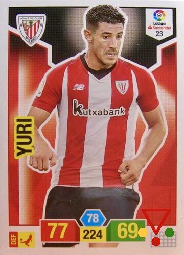 23 Yuri de la colección Adrenalyn XL Liga Santander 2018-19 en ACABARAMOS.COM