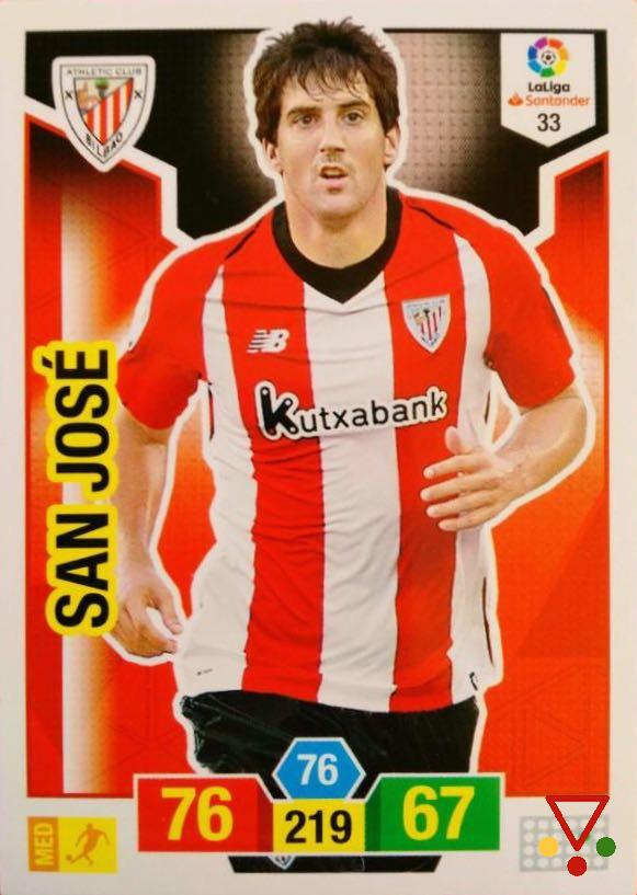 33 San José de la colección Adrenalyn XL Liga Santander 2018-19 en ACABARAMOS.COM