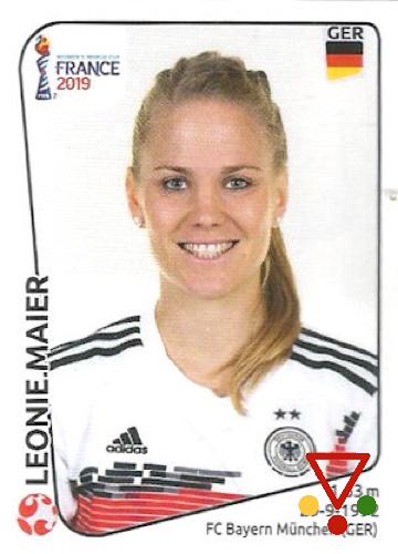 106 Leonie Maier de la colección FIFA Womens World Cup France 2019 en ACABARAMOS.COM