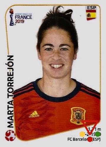 142 Marta Torrejón de la colección FIFA Womens World Cup France 2019 en ACABARAMOS.COM