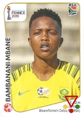 162 Bambanani Mbane de la colección FIFA Womens World Cup France 2019 en ACABARAMOS.COM