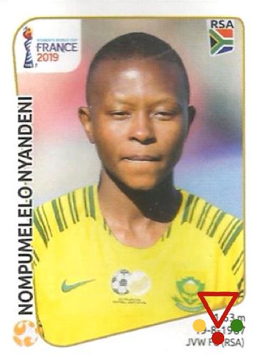 170 Nompumelelo Nyandeni de la colección FIFA Womens World Cup France 2019 en ACABARAMOS.COM