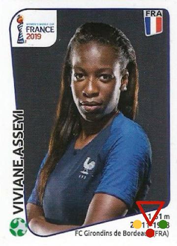 40 Viviane Asseyi de la colección FIFA Womens World Cup France 2019 en ACABARAMOS.COM