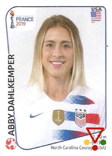 411 Abby Dahlkemper de la colección FIFA Womens World Cup France 2019 en ACABARAMOS.COM