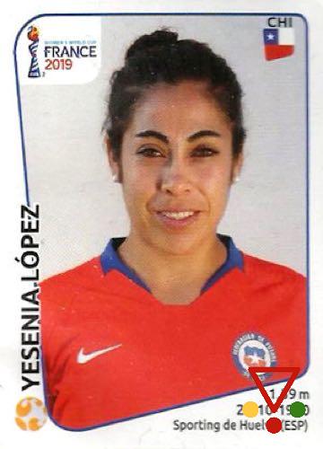 454 Yessenia López de la colección FIFA Womens World Cup France 2019 en ACABARAMOS.COM