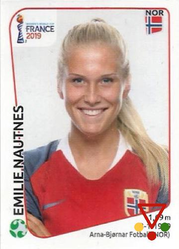 76 Emilie Nautnes de la colección FIFA Womens World Cup France 2019 en ACABARAMOS.COM