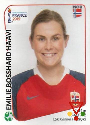 78 Emilie Bosshard Haavi de la colección FIFA Womens World Cup France 2019 en ACABARAMOS.COM