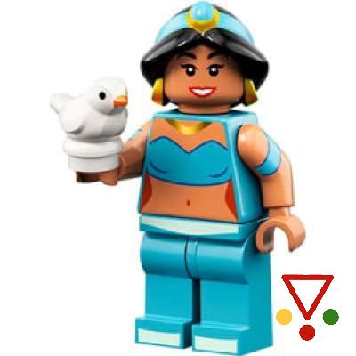 12 Jasmine de la colección Minifiguras LEGO Disney Serie 2 (71024) en ACABARAMOS.COM