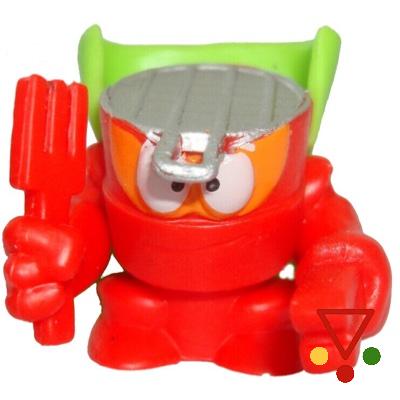 272 Barbecool Rojo de la colección SuperZings Serie 4 en ACABARAMOS.COM