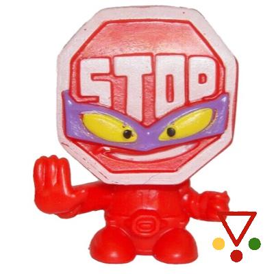 282 Barry Blocker Rojo de la colección SuperZings Serie 4 en ACABARAMOS.COM