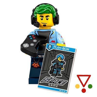 1 Jugador de videojuegos de la colección Minifiguras LEGO Serie 19 (71025) en ACABARAMOS.COM