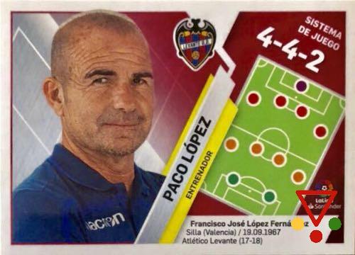 ENT24 Ent LEV - Paco López de la colección LIGA ESTE 2019-20 en ACABARAMOS.COM