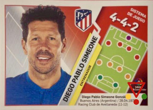 ENT6 Ent ATM - Diego Pablo Simeone de la colección LIGA ESTE 2019-20 en ACABARAMOS.COM