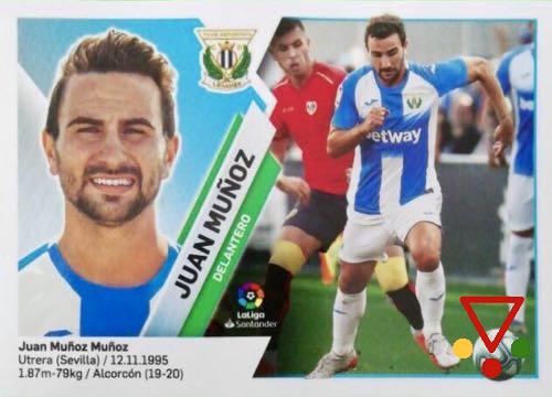 UF29 Juan Muñoz de la colección LIGA ESTE 2019-20 en ACABARAMOS.COM