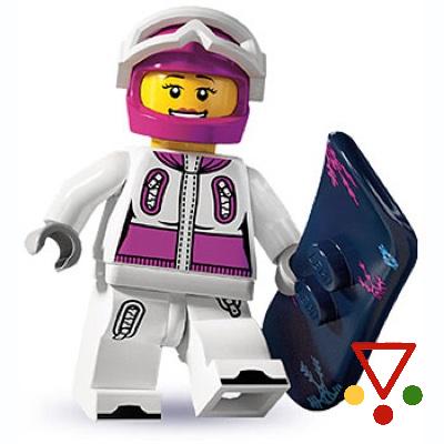 5 Snowboarder de la colección Minifiguras LEGO Serie 3 (8803) en ACABARAMOS.COM