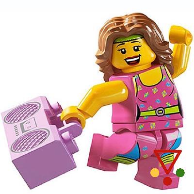 10 Profesora de aerobic de la colección Minifiguras LEGO Serie 5 (8805) en ACABARAMOS.COM