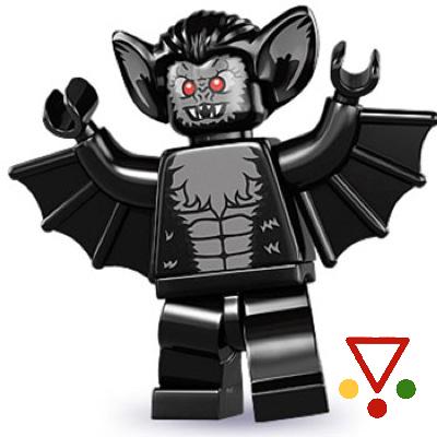 11 Hombre Murciélago (vampiro) de la colección Minifiguras LEGO Serie 8 (8833) en ACABARAMOS.COM