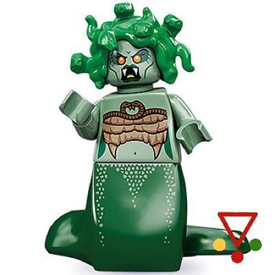 2 Medusa de la colección Minifiguras LEGO Serie 10 (71001) en ACABARAMOS.COM
