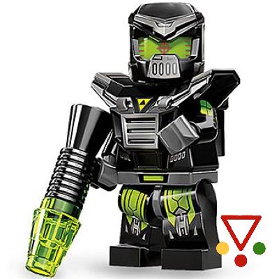 4 Robot de batalla negro de la colección Minifiguras LEGO Serie 11 (71002) en ACABARAMOS.COM