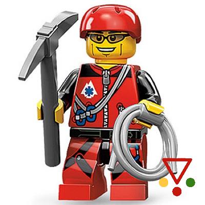 9 Escalador de la colección Minifiguras LEGO Serie 11 (71002) en ACABARAMOS.COM